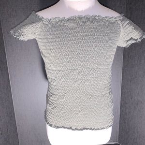 Hollister Off the Shoulder Crop Top